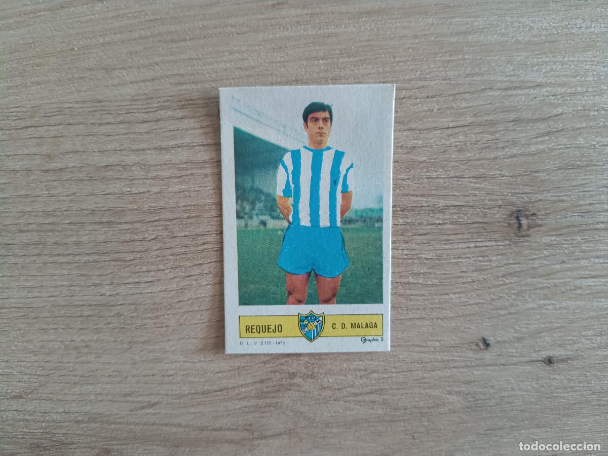 Cromos de f&uacute;tbol: CROMO DE FUTBOL LIGA ESTE REQUEJO MALAGA DESPEGADO 73 74 1973 1974 D626