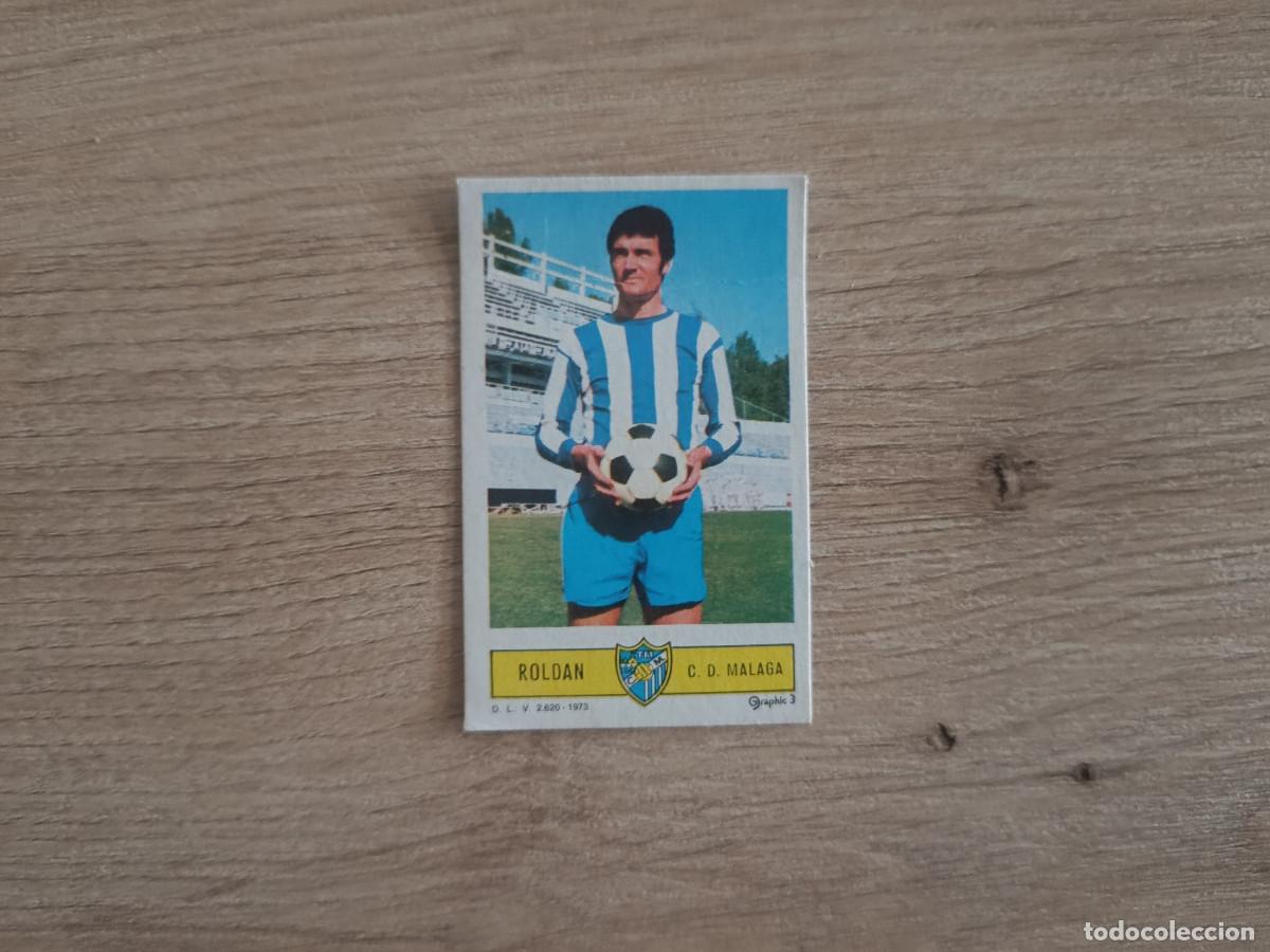 Cromos de f&uacute;tbol: CROMO DE FUTBOL LIGA ESTE ROLDAN MALAGA DESPEGADO 73 74 1973 1974 D626