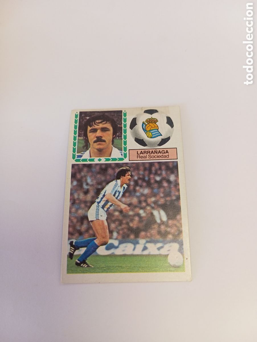 Cromos de Futebol: LARRA&Ntilde;AGA Real Sociedad Liga Este 1983 1984 NUEVO 83 84 SIN PEGAR