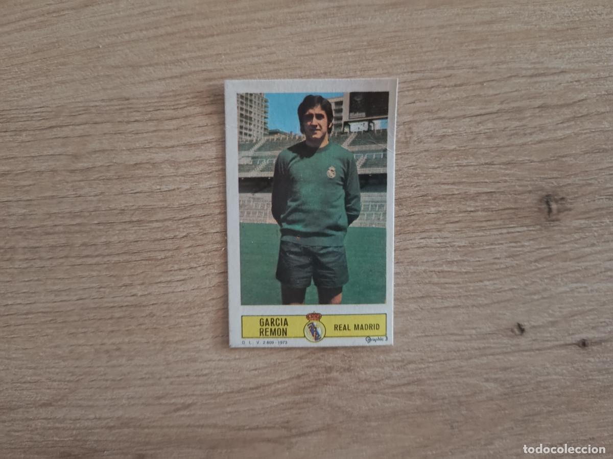 Cromos de Futebol: CROMO DE FUTBOL LIGA ESTE GARCIA REMON REAL MADRID DESPEGADO 73 74 1973 1974 D626
