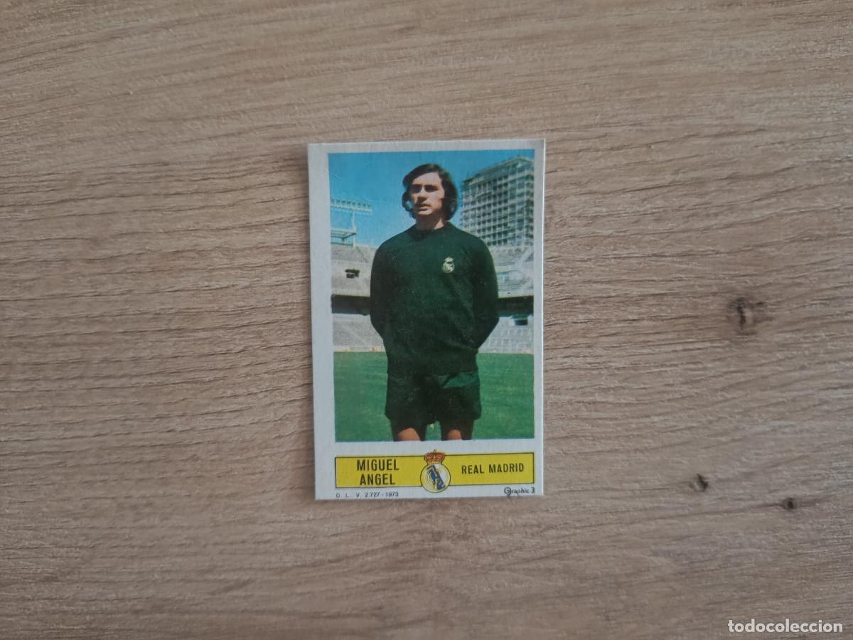 Cromos de Futebol: CROMO DE FUTBOL LIGA ESTE MIGUEL ANGEL REAL MADRID DESPEGADO 73 74 1973 1974 D626