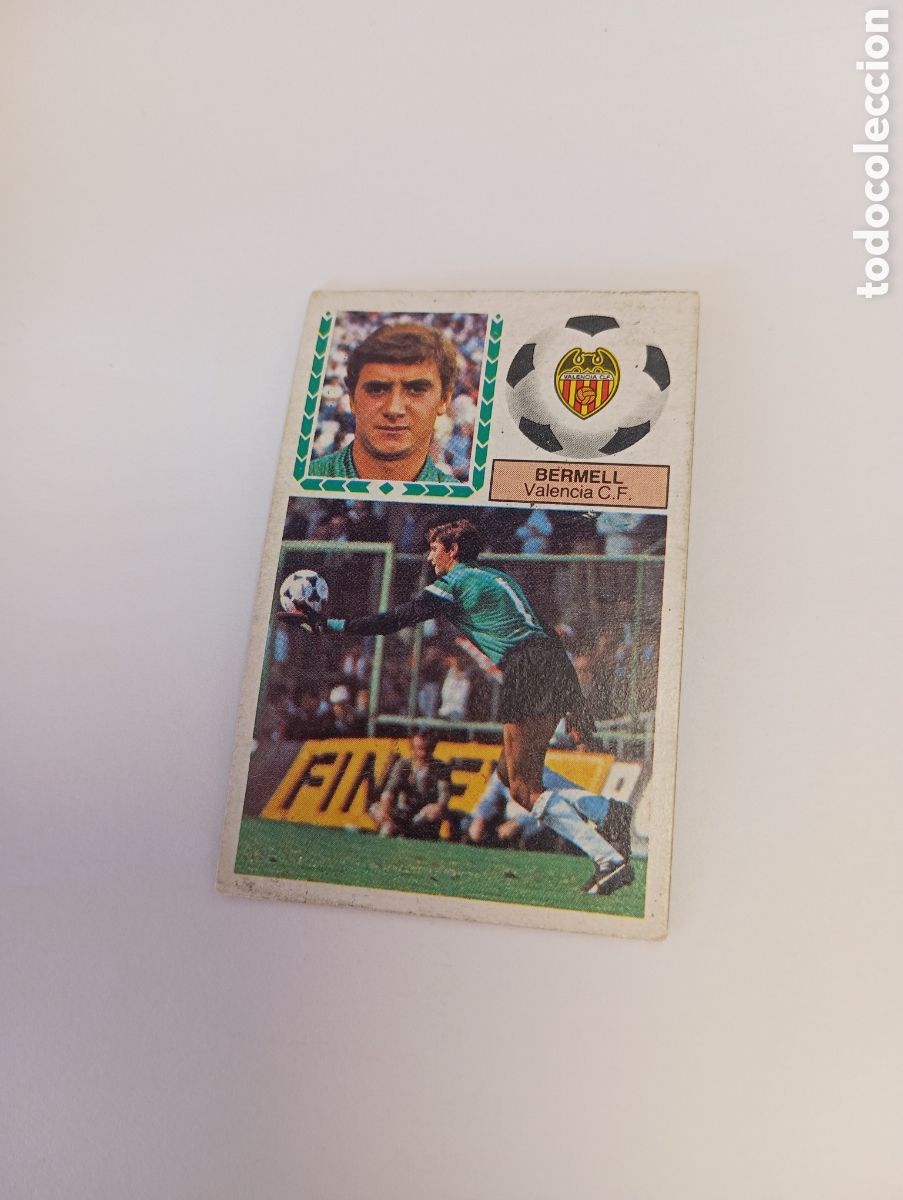 Cromos de Futebol: BERMELL Valencia Liga Este 1983 1984 NUEVO 83 84 SIN PEGAR