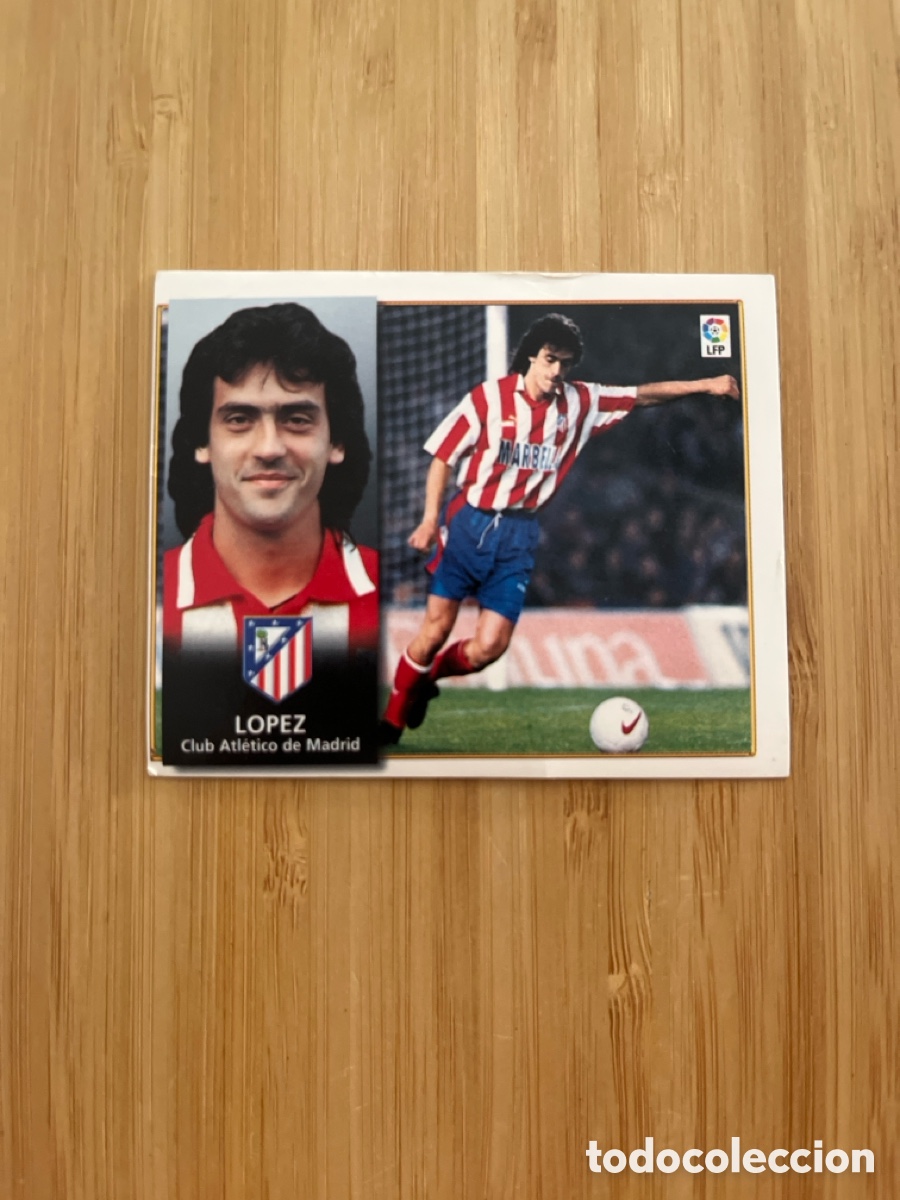 Cromos de Futebol: LOPEZ ATLETICO DE MADRID EDICIONES ESTE 98 99 1998 1999 NUEVO SIN PEGAR CROMO FUTBOL