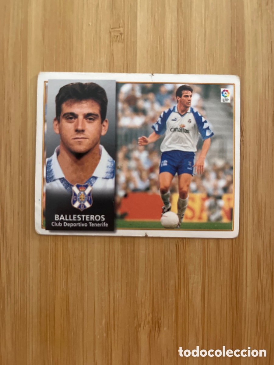 Cartes &agrave; collectionner de Football: BALLESTEROS TENERIFE EDICIONES ESTE 98 99 1998 1999 SIN PEGAR un poco sobado VER FOTOS