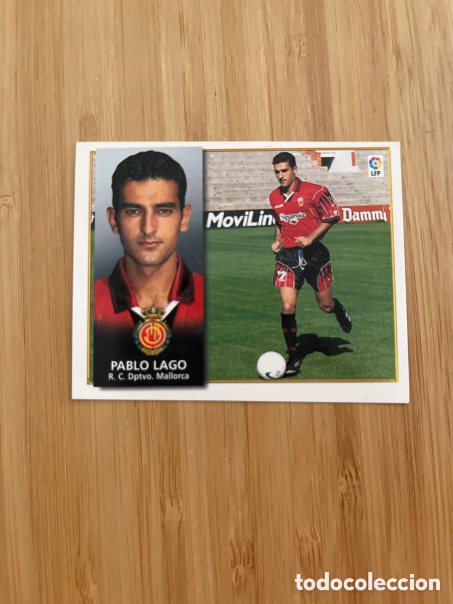 Cartes &agrave; collectionner de Football: PABLO LAGO MALLORCA FICHAJE 14 EDICIONES ESTE 98 99 1998 1999 SIN PEGAR FUTBOL UNIFICO ENVIOS