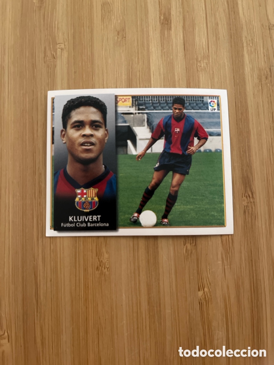 Cromos de f&uacute;tbol: KLUIVERT COLOCA F.C.BARCELONA EDICIONES ESTE 98 99 1998 1999 SIN PEGAR CROMO FUTBOL UNIFICO ENVIOS