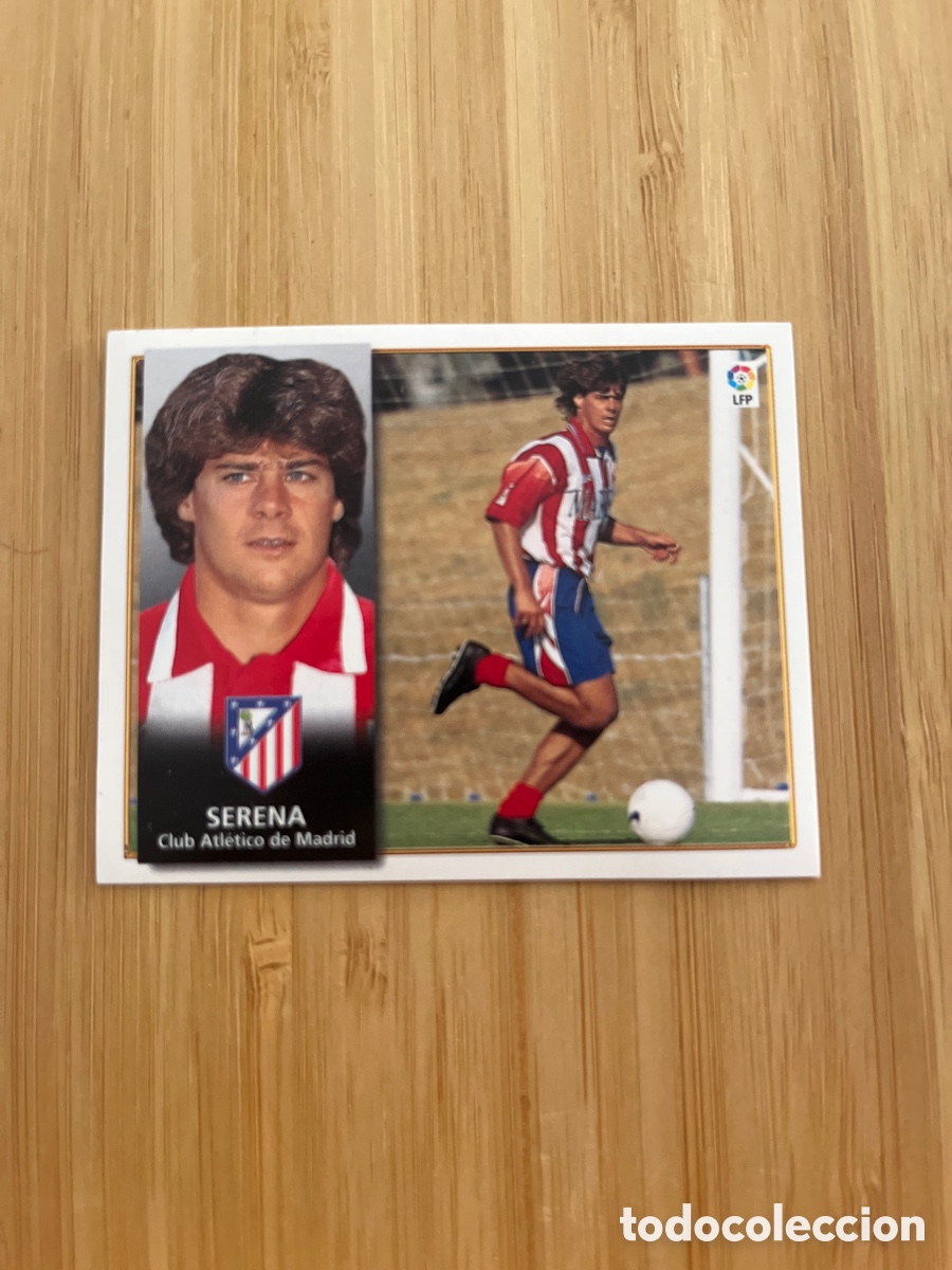 Cromos de f&uacute;tbol: SERENA COLOCA ATLETICO DE MADRID EDICIONES ESTE 98 99 1998 1999 SIN PEGAR CROMO FUTBOL UNIFICO ENVIO