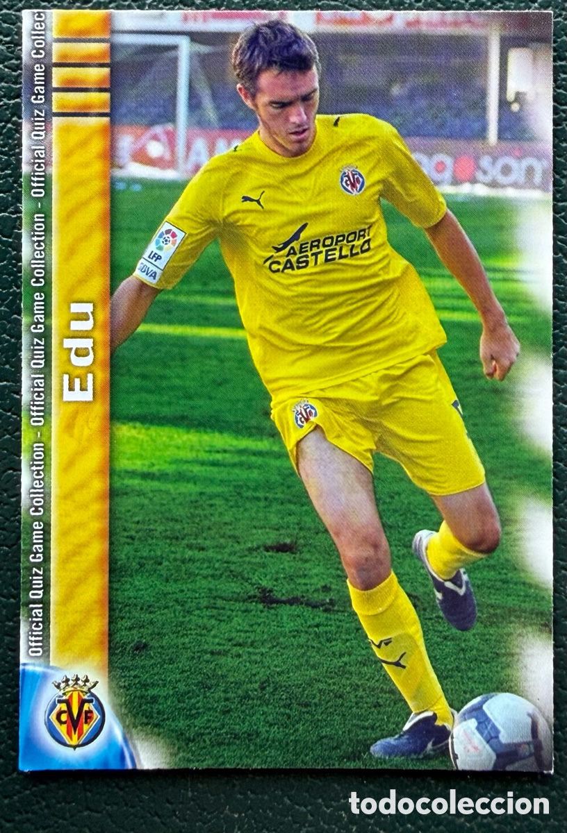 Cromos de f&uacute;tbol: 1159 EDU VILLARREAL CF B FICHAS ALBUM MUNDICROMO 2009 2010 09 10