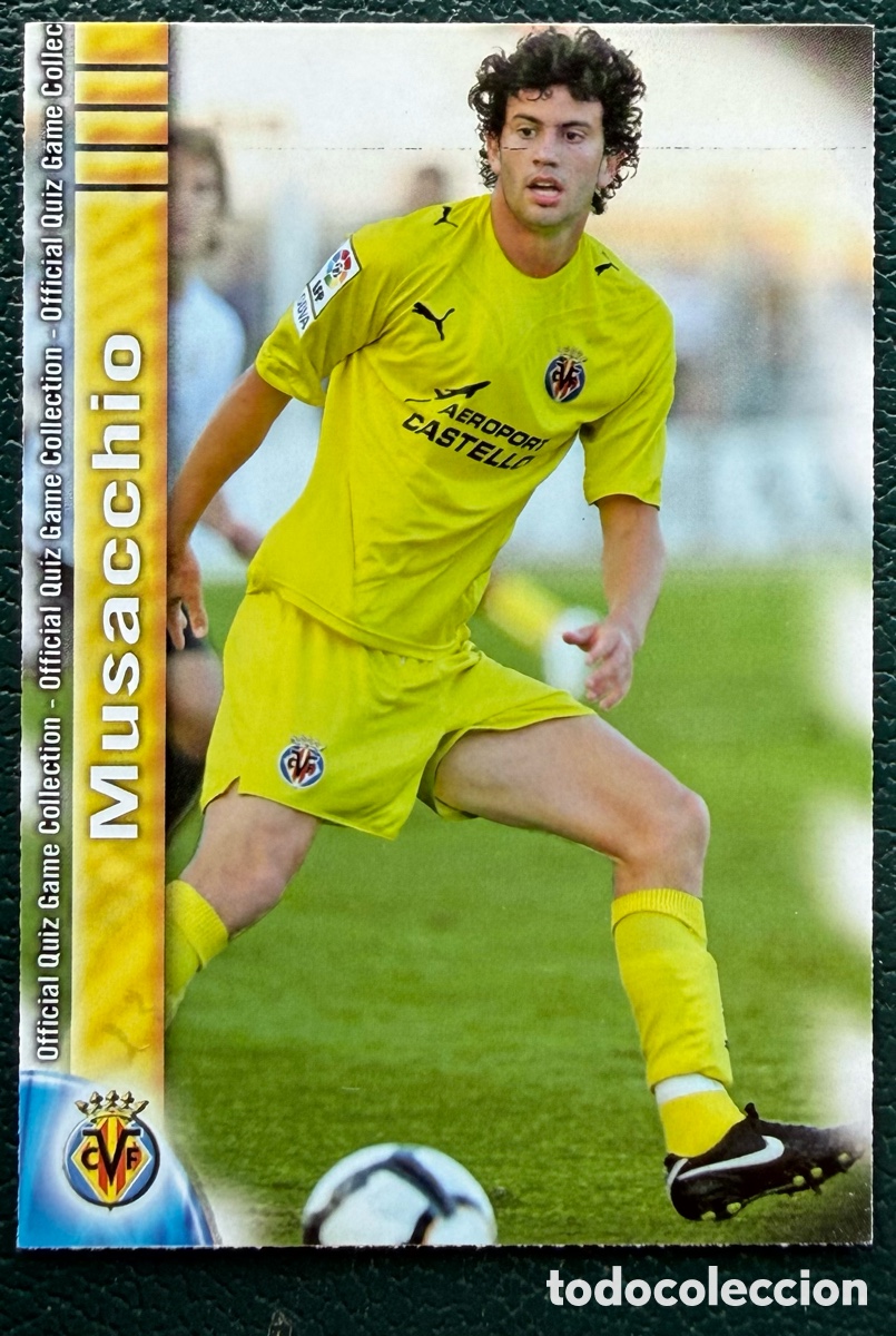 Cromos de f&uacute;tbol: 1162 MUSACCHIO VILLARREAL CF B FICHAS ALBUM MUNDICROMO 2009 2010 09 10