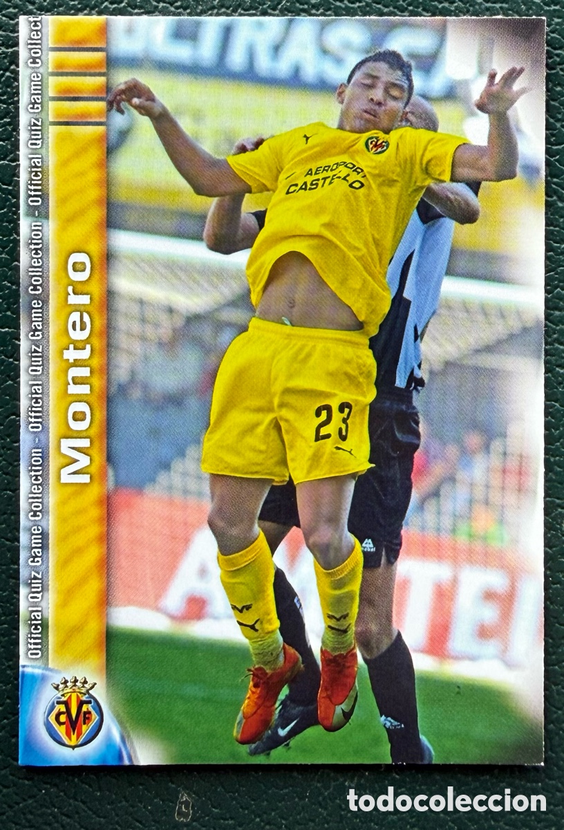 Cromos de f&uacute;tbol: 1167 MONTERO VILLARREAL CF B FICHAS ALBUM MUNDICROMO 2009 2010 09 10