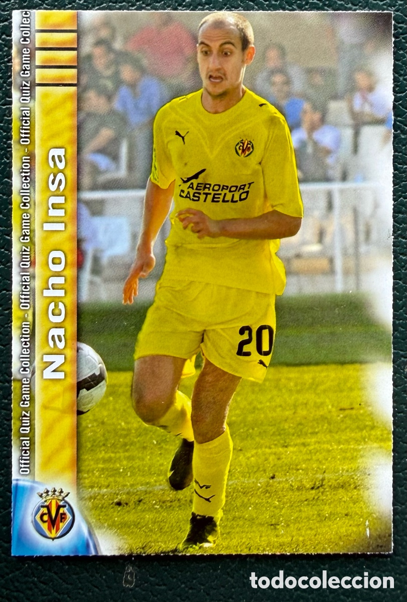 Cromos de f&uacute;tbol: 1168 NACHO INSA VILLARREAL CF B FICHAS ALBUM MUNDICROMO 2009 2010 09 10