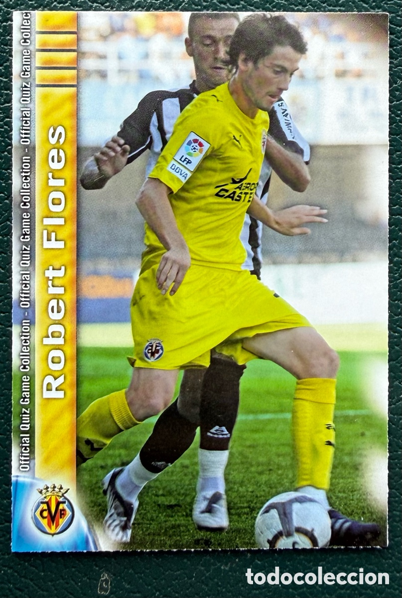 Cromos de f&uacute;tbol: 1169 ROBERT FLORES VILLARREAL CF B FICHAS ALBUM MUNDICROMO 2009 2010 09 10