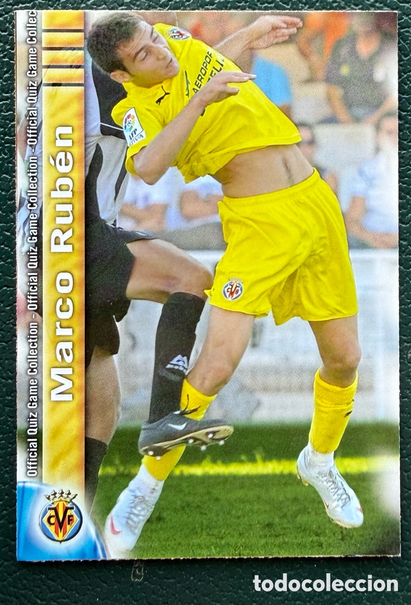 Cromos de f&uacute;tbol: 1171 MARCO RUBEN VILLARREAL CF B FICHAS ALBUM MUNDICROMO 2009 2010 09 10