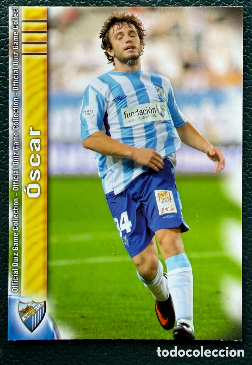 Cromos de f&uacute;tbol: 1189 OSCAR MALAGA CF FICHAS ALBUM MUNDICROMO 2009 2010 09 10