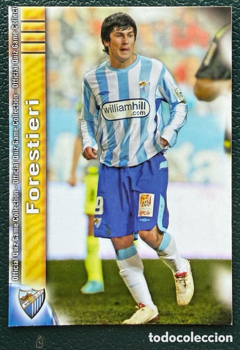 Cromos de Futebol: 1191 FORESTIERI MALAGA CF FICHAS ALBUM MUNDICROMO 2009 2010 09 10