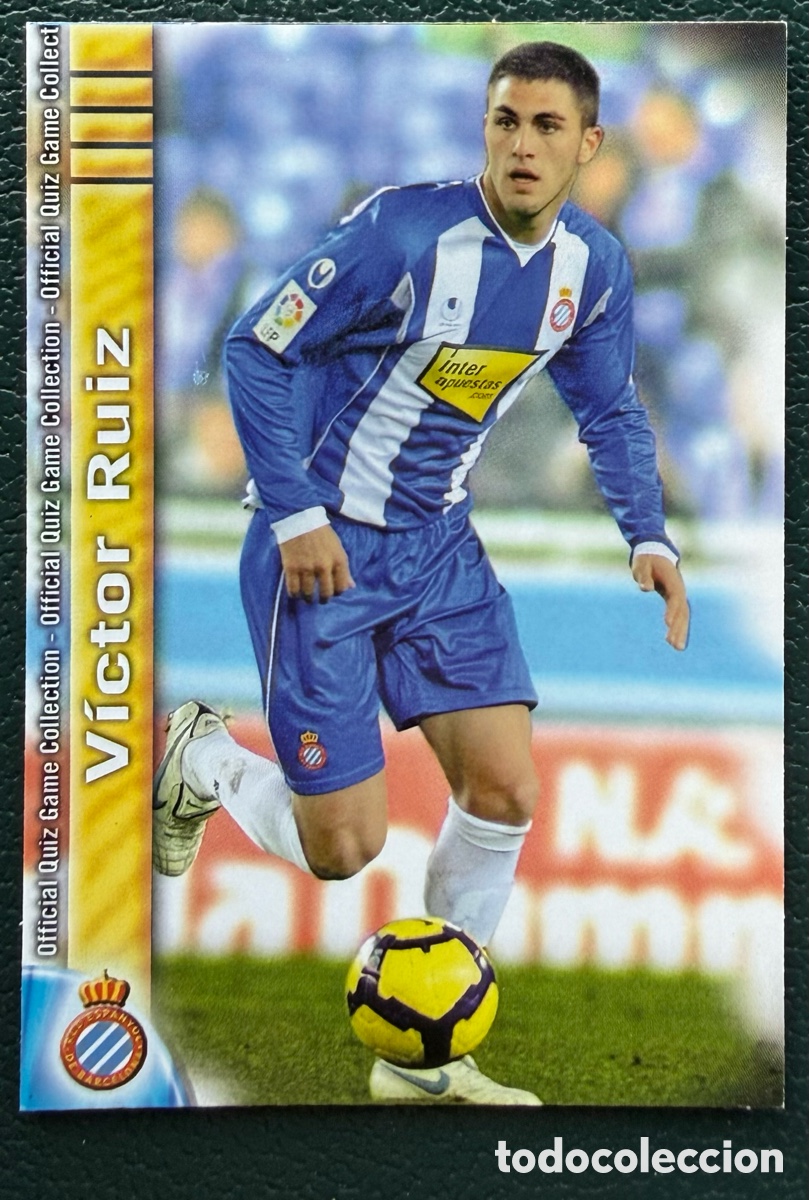 Cromos de Futebol: 1194 VICTOR RUIZ RCD ESPANYOL FICHAS ALBUM MUNDICROMO 2009 2010 09 10