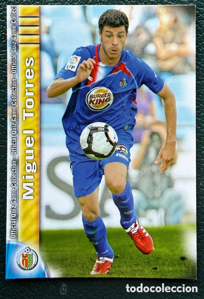 Cromos de Futebol: 1206 MIGUEL TORRES GETAFE CF FICHAS ALBUM MUNDICROMO 2009 2010 09 10