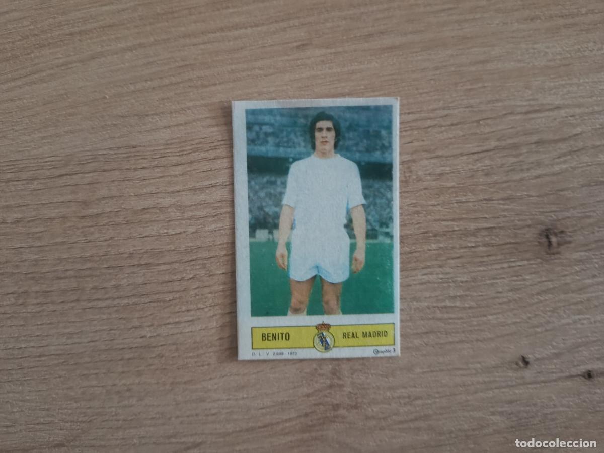 Figurine di Calcio: CROMO DE FUTBOL LIGA ESTE BENITO REAL MADRID DESPEGADO 73 74 1973 1974 D626