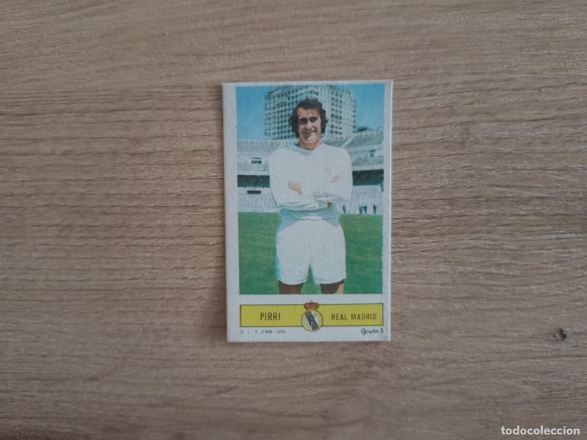 Cromos de f&uacute;tbol: CROMO DE FUTBOL LIGA ESTE PIRRI REAL MADRID DESPEGADO 73 74 1973 1974 D626