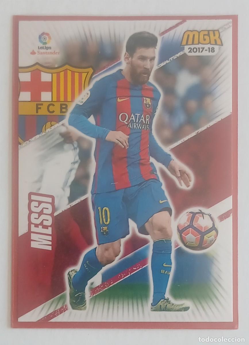 Cromos de f&uacute;tbol: CROMO n&ordm; 96 MESSI BARCELONA MEGACRACKS 2017-2018 DE PANINI. Nuevo.