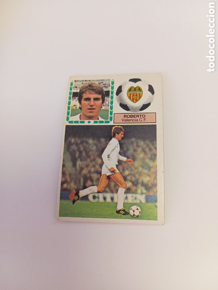 Cromos de f&uacute;tbol: ROBERTO Valencia Liga Este 1983 1984 NUEVO 83 84 SIN PEGAR