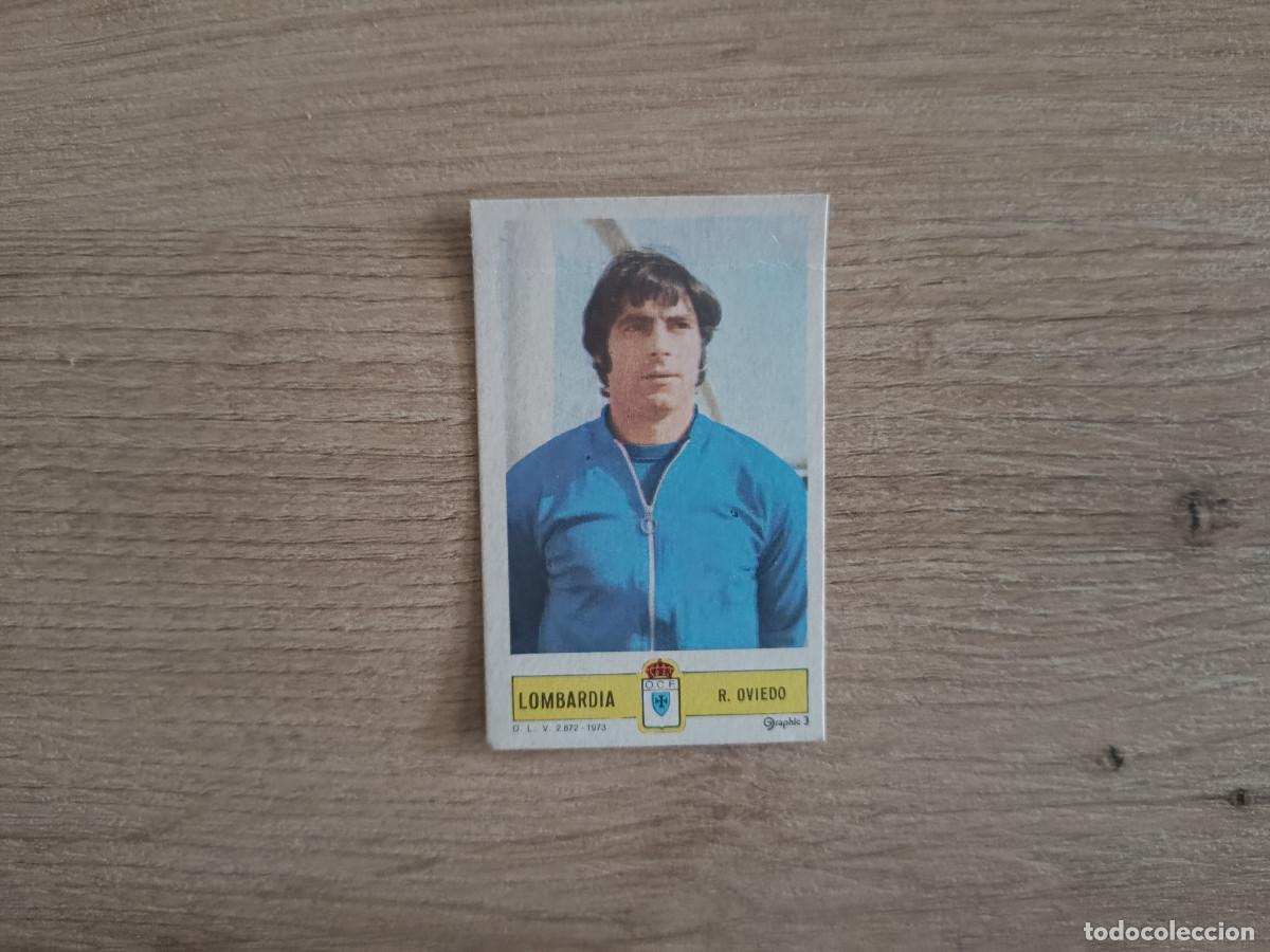 Cromos de f&uacute;tbol: CROMO DE FUTBOL LIGA ESTE LOMBARDIA OVIEDO DESPEGADO 73 74 1973 1974 D626