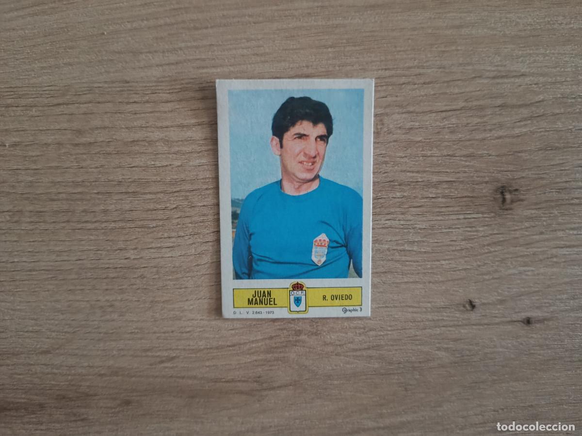 Cromos de f&uacute;tbol: CROMO DE FUTBOL LIGA ESTE JUAN MANUEL OVIEDO DESPEGADO 73 74 1973 1974 D626