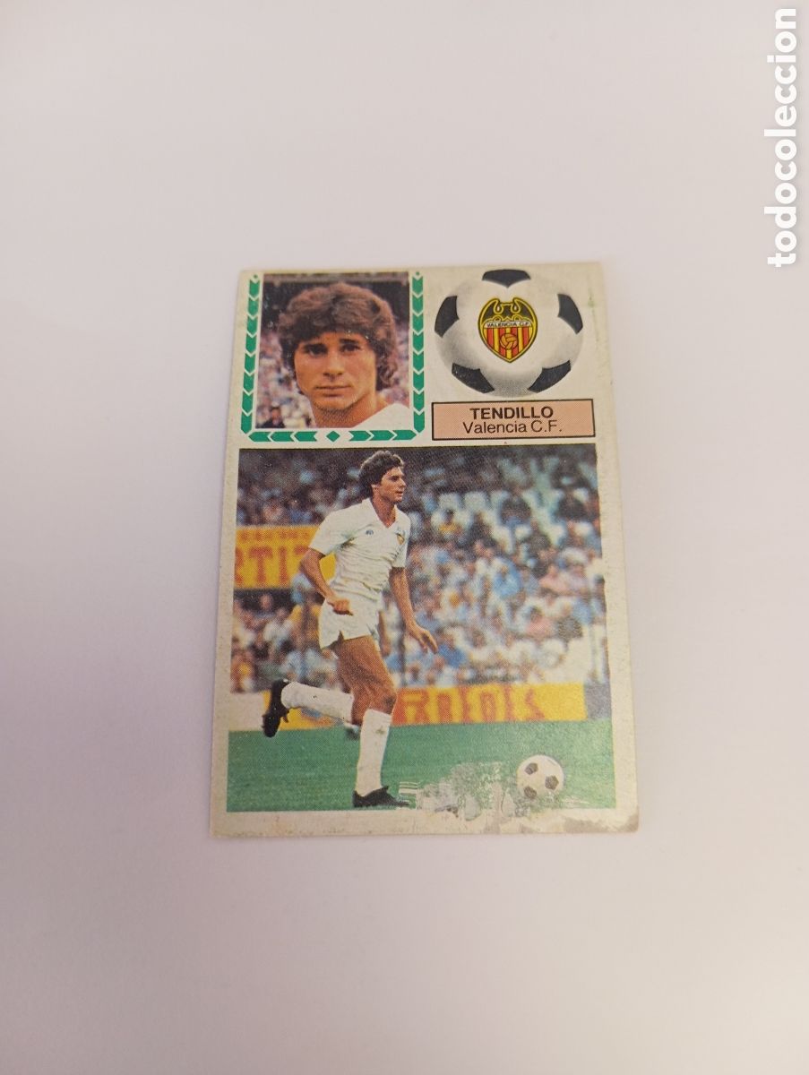 Cromos de f&uacute;tbol: TENDILLO Valencia Liga Este 1983 1984 RECUPERADO 83 84