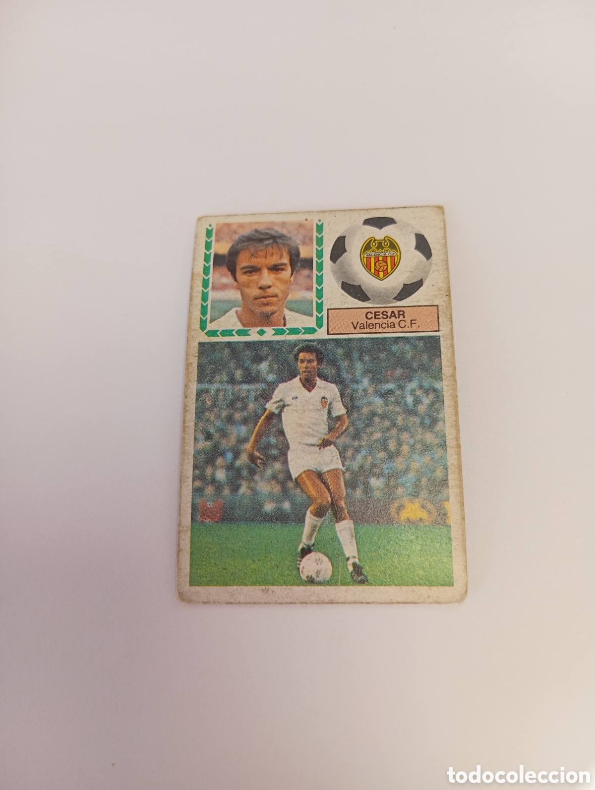 Cromos de f&uacute;tbol: CESAR Valencia Liga Este 1983 1984 NUEVO 83 84 SIN PEGAR