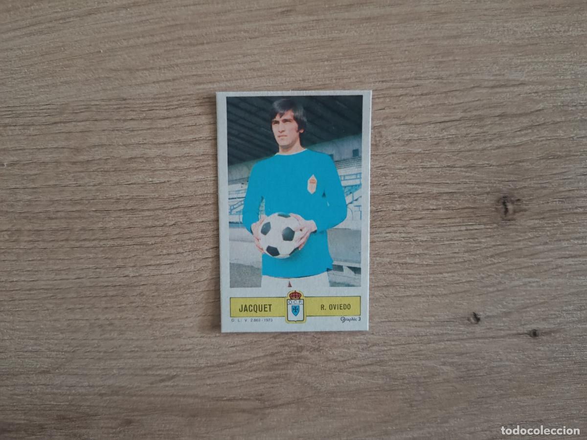 Cromos de f&uacute;tbol: CROMO DE FUTBOL LIGA ESTE JACQUET OVIEDO DESPEGADO 73 74 1973 1974 D626