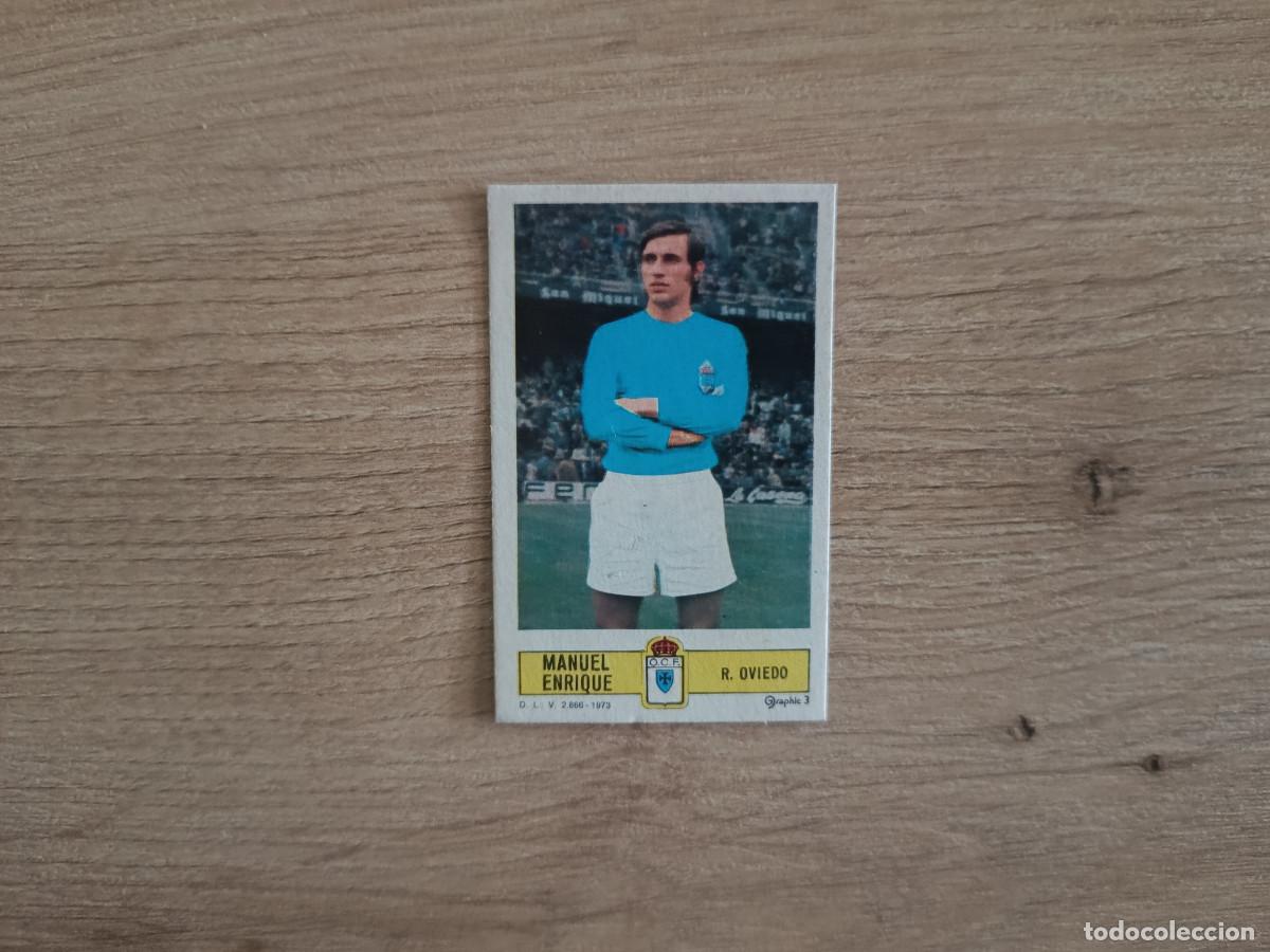 Cromos de f&uacute;tbol: CROMO DE FUTBOL LIGA ESTE MANUEL ENRIQUE OVIEDO DESPEGADO 73 74 1973 1974 D626
