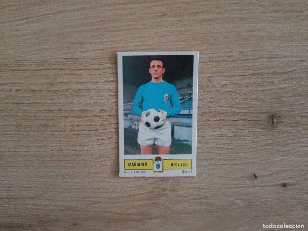 Cromos de f&uacute;tbol: CROMO DE FUTBOL LIGA ESTE MARIANIN OVIEDO DESPEGADO 73 74 1973 1974 D626