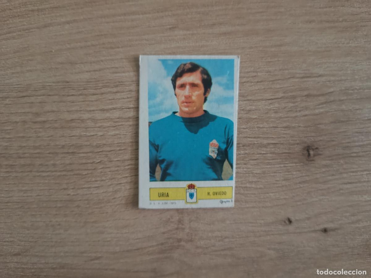 Cromos de f&uacute;tbol: CROMO DE FUTBOL LIGA ESTE URIA OVIEDO DESPEGADO 73 74 1973 1974 D626