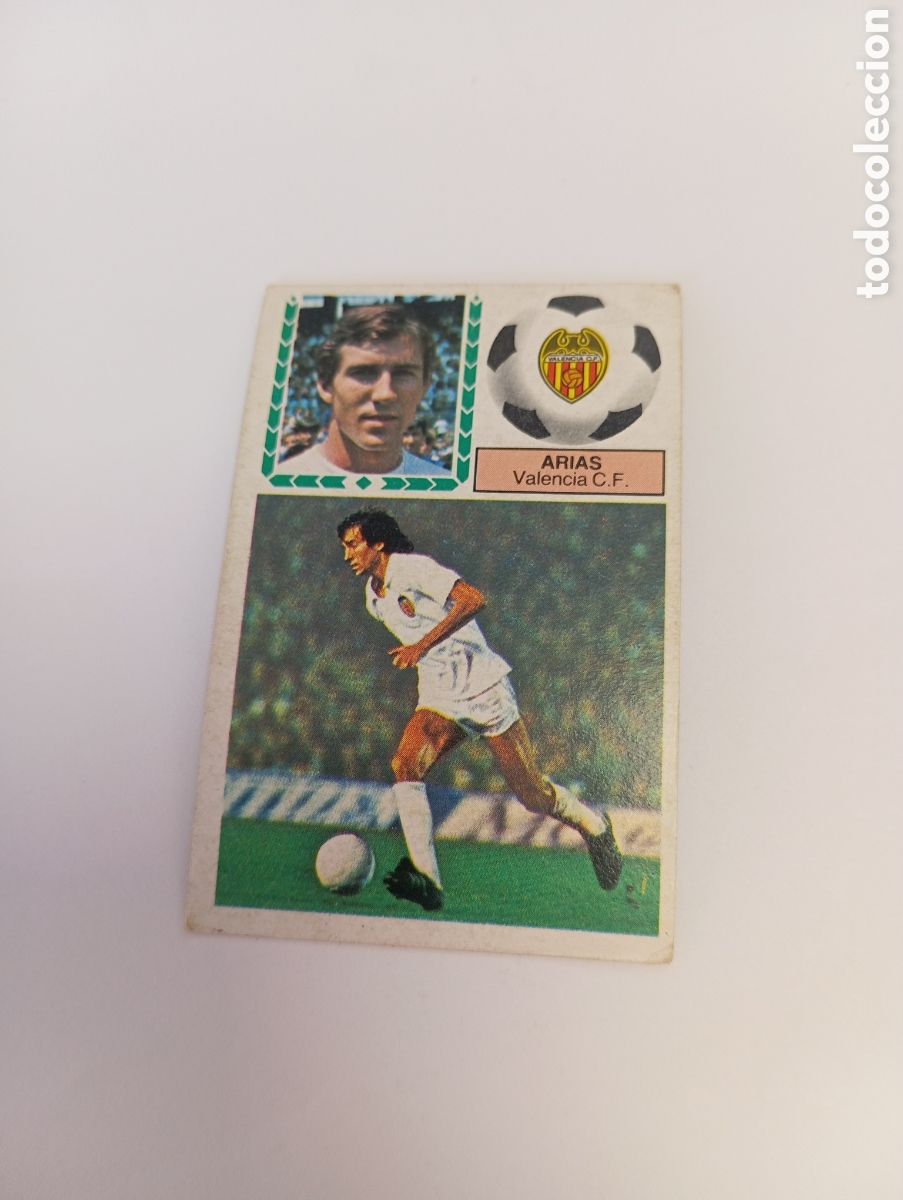 Cromos de f&uacute;tbol: ARIAS Valencia Liga Este 1983 1984 NUEVO 83 84 SIN PEGAR