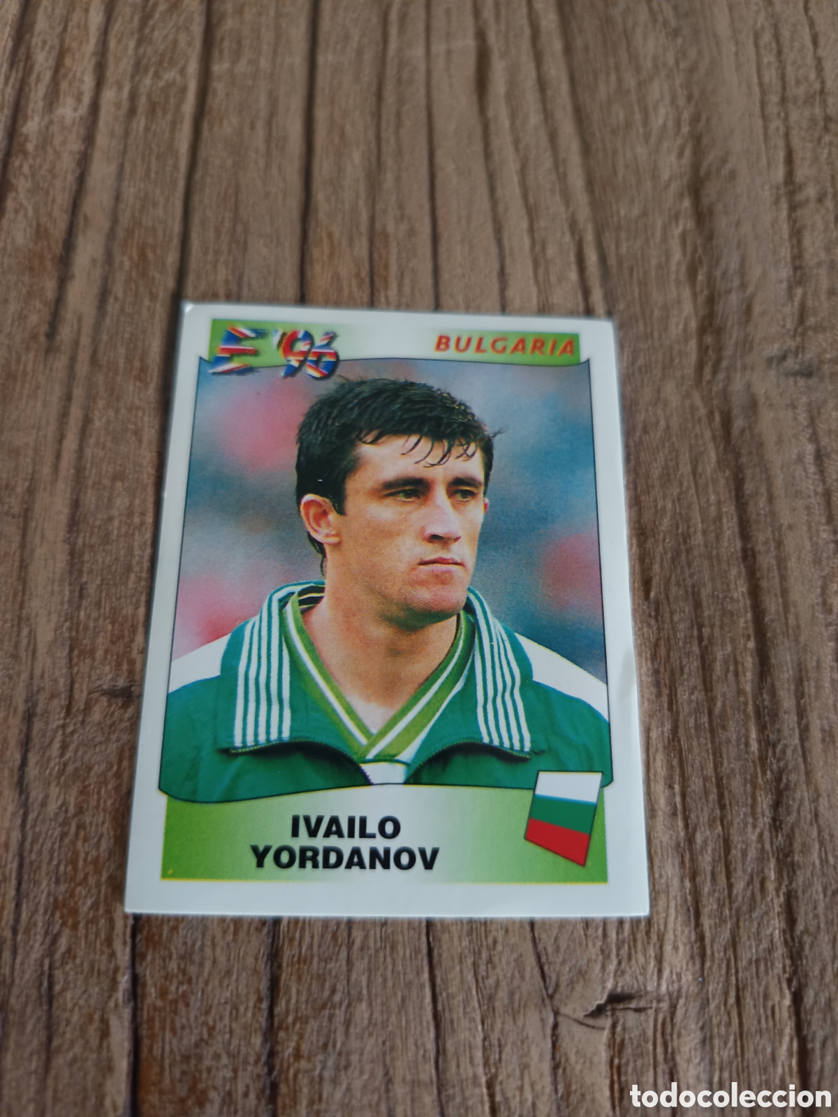 Cromos de f&uacute;tbol: Cromo sin pegar Eurocopa 1996 Bulgaria 149 Yordanov