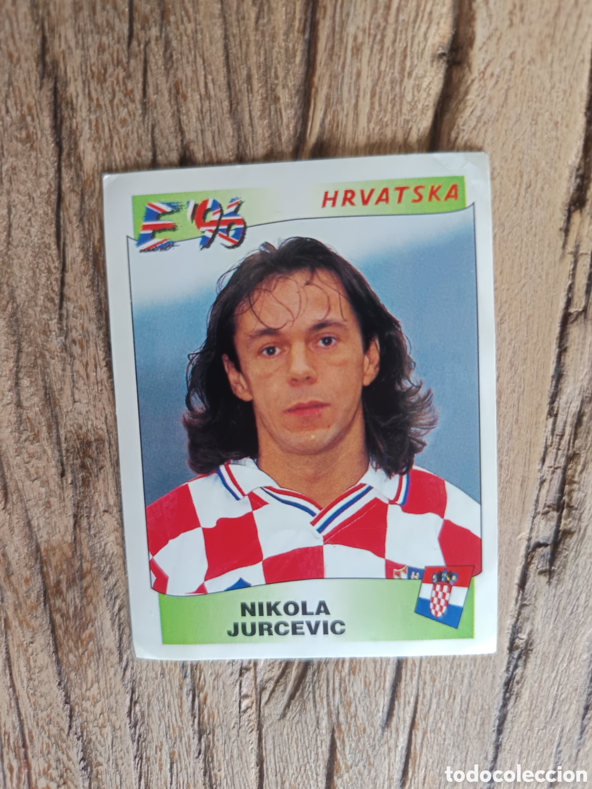 Cromos de f&uacute;tbol: Cromo sin pegar Croacia Eurocopa 1996 Jurcevic 344