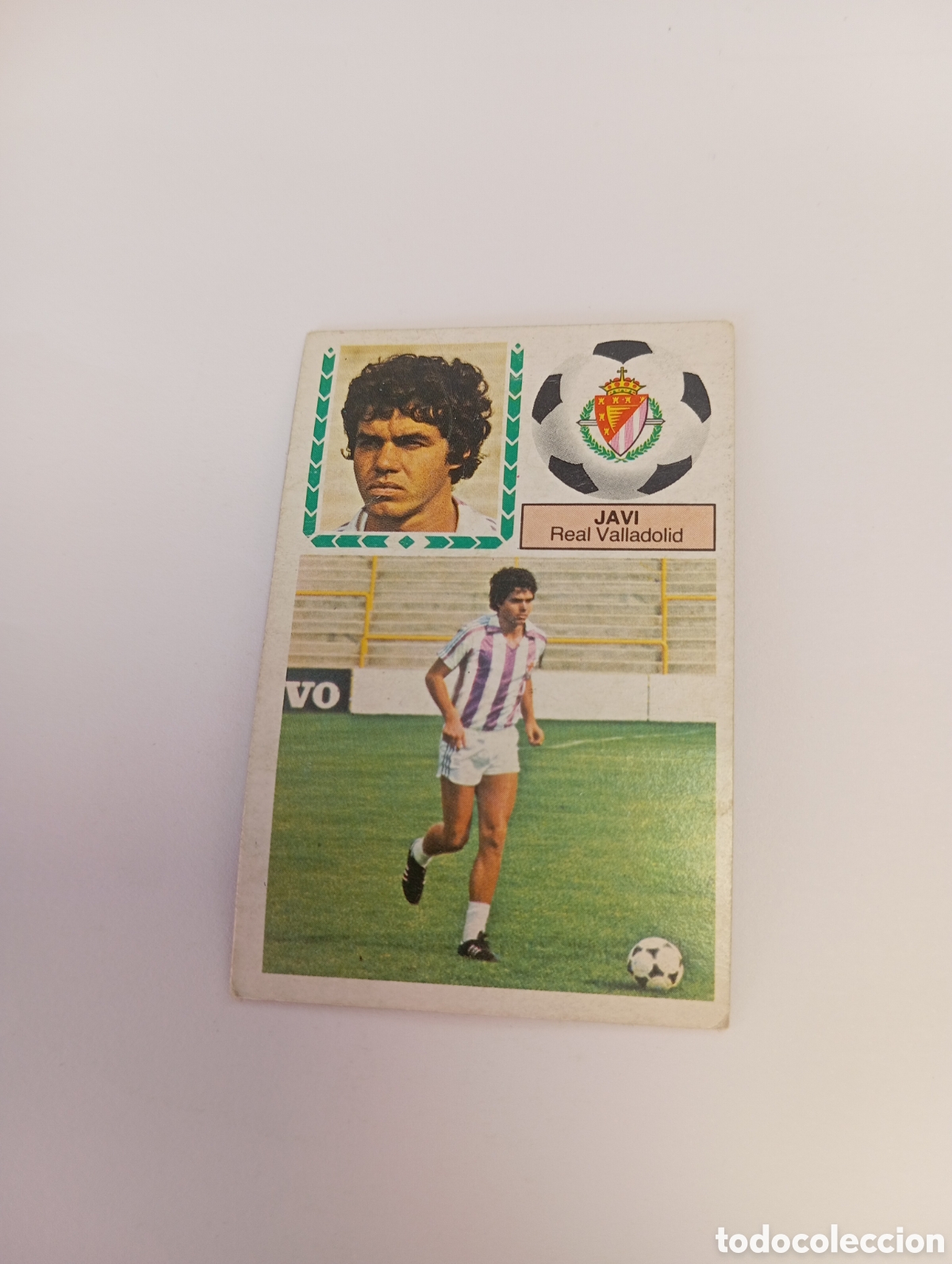 Fu&szlig;ball-Sticker: JAVI Valladolid Liga Este 1983 1984 NUEVO 83 84 SIN PEGAR