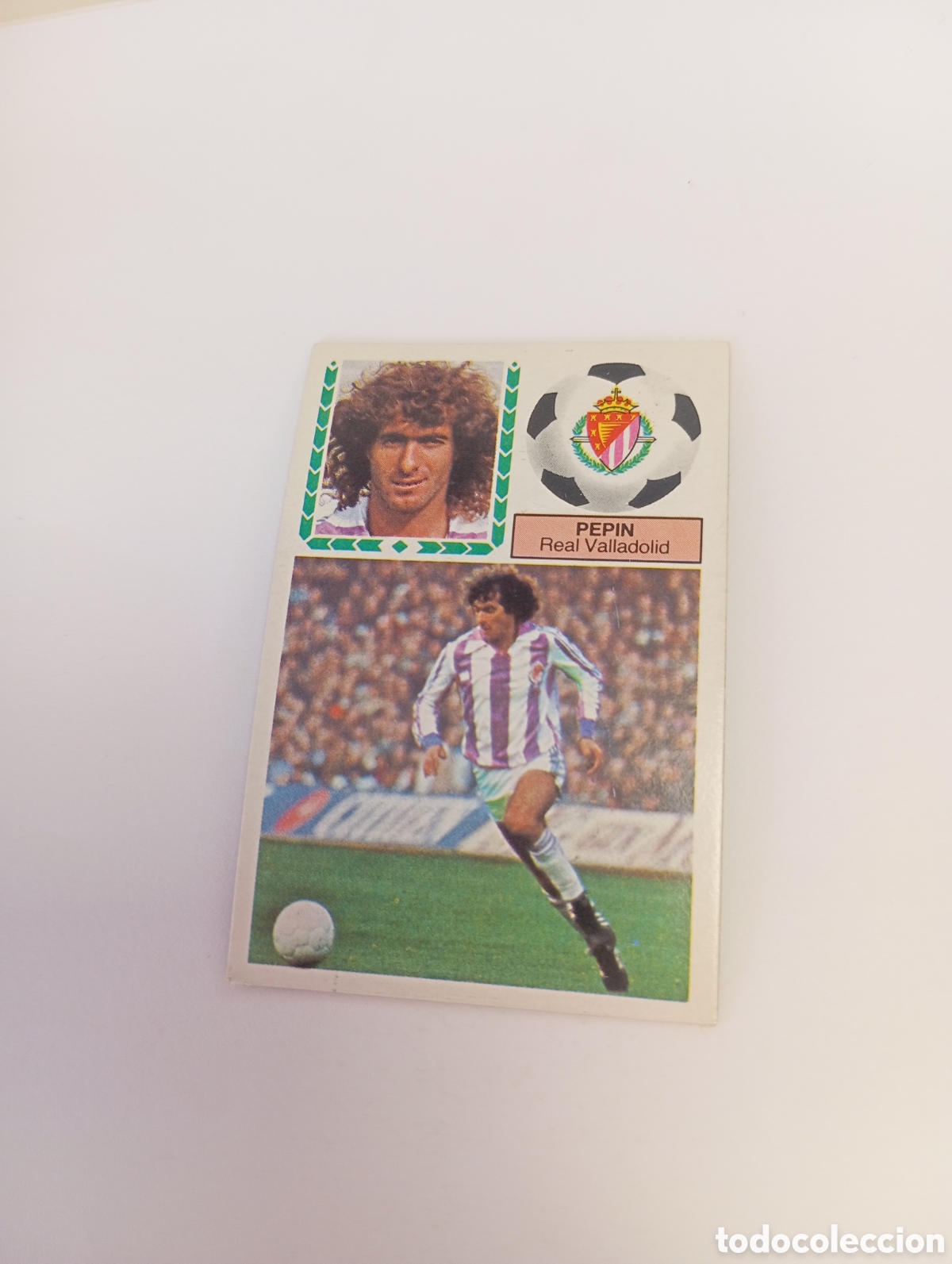 Fu&szlig;ball-Sticker: PEPIN Valladolid Liga Este 1983 1984 NUEVO 83 84 SIN PEGAR