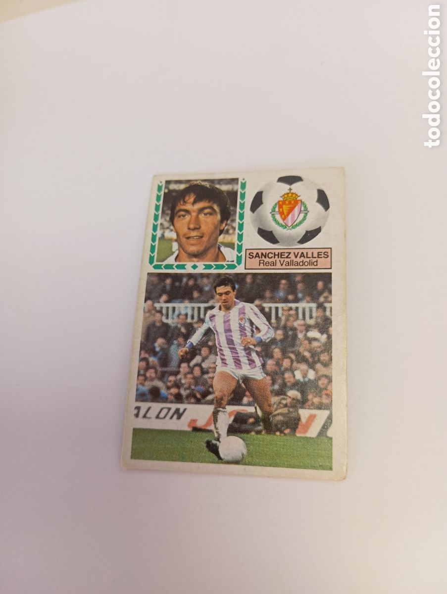 Cromos de f&uacute;tbol: S&Aacute;NCHEZ VALLES Valladolid Liga Este 1983 1984 NUEVO 83 84 SIN PEGAR