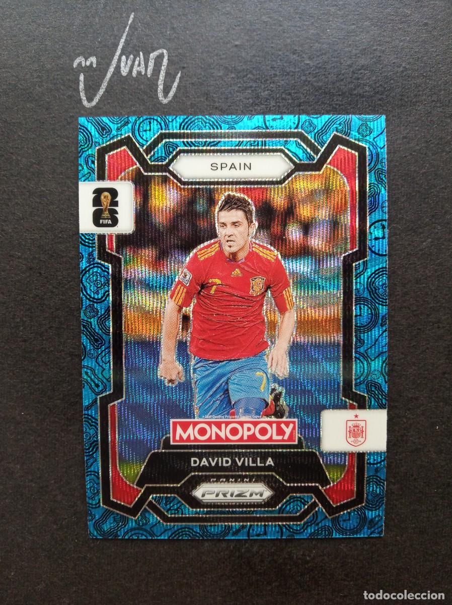Cromos de f&uacute;tbol: N&ordm; 44 PARALELA BLUE VILLA ESPA&Ntilde;A BARCELONA ⚽ PANINI &reg; MONOPOLY PRIZM FIFA MUNDIAL 2026 WORLD CUP 26
