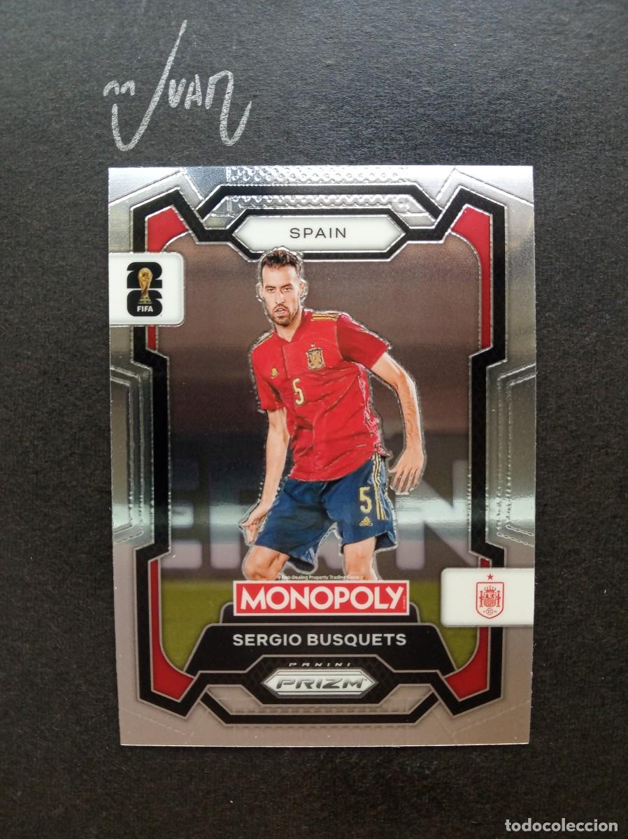 Cromos de f&uacute;tbol: N&ordm; 45 SERGIO BUSQUETS ESPA&Ntilde;A FC BARCELONA ⚽ PANINI &reg; MONOPOLY PRIZM FIFA MUNDIAL 2026 WORLD CUP 26