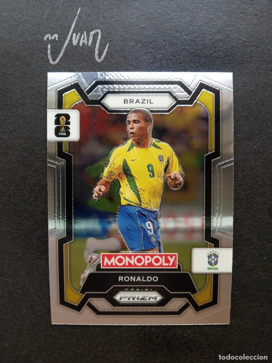 Cromos de f&uacute;tbol: N&ordm; 18 RONALDO NAZARIO BRASIL REAL MADRID ⚽ PANINI &reg; MONOPOLY PRIZM FIFA WORLD CUP 2026 MUNDIAL 26