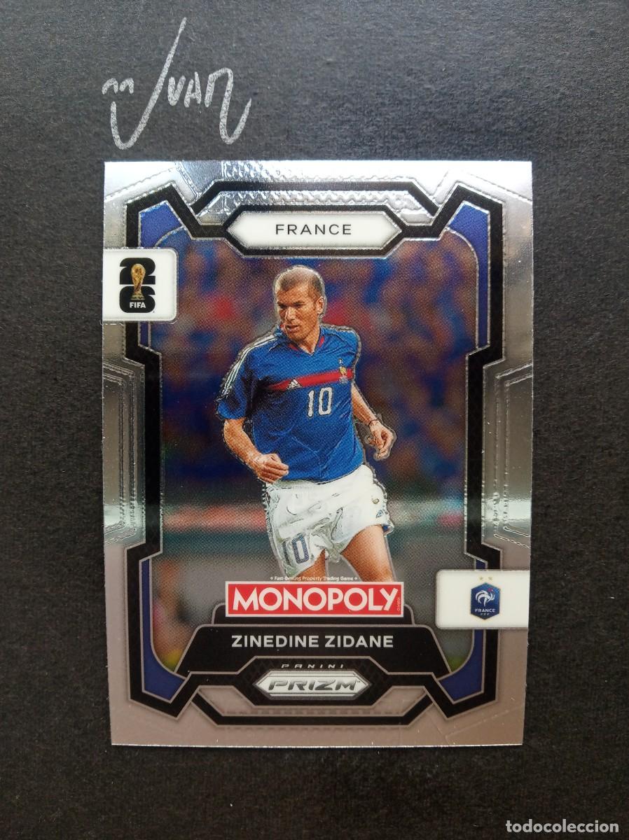 Cromos de f&uacute;tbol: N&ordm; 9 ZIDANE FRANCIA REAL MADRID JUVENTUS ⚽ PANINI &reg; MONOPOLY PRIZM FIFA WORLD CUP 2026 MUNDIAL 26
