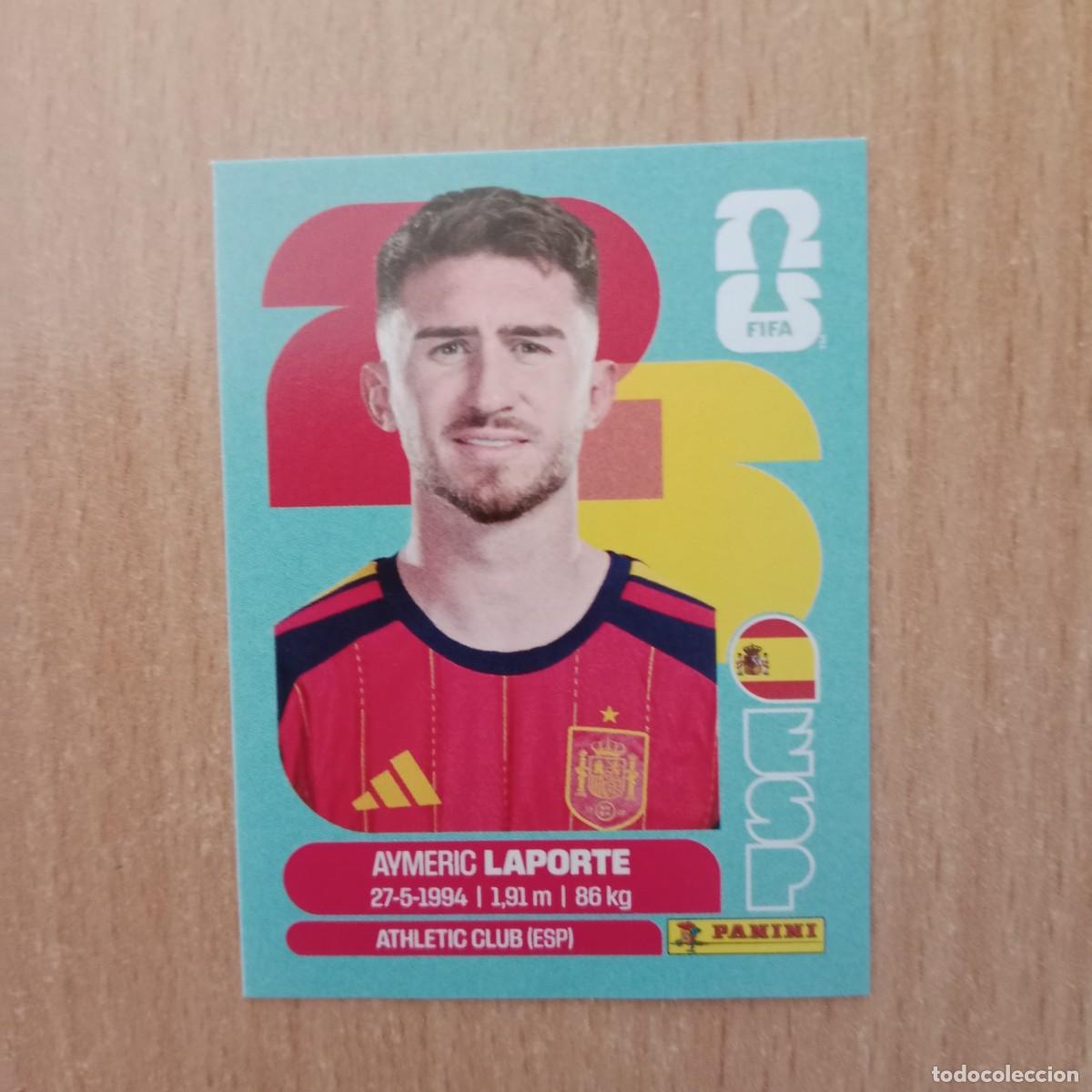 Figurine di Calcio: AYMERIC LAPORTE , ESPA&Ntilde;A , STICKER CROMO N&ordm; ESP 4 , FIFA WORLD CUP 2026 - PANINI - 2026.