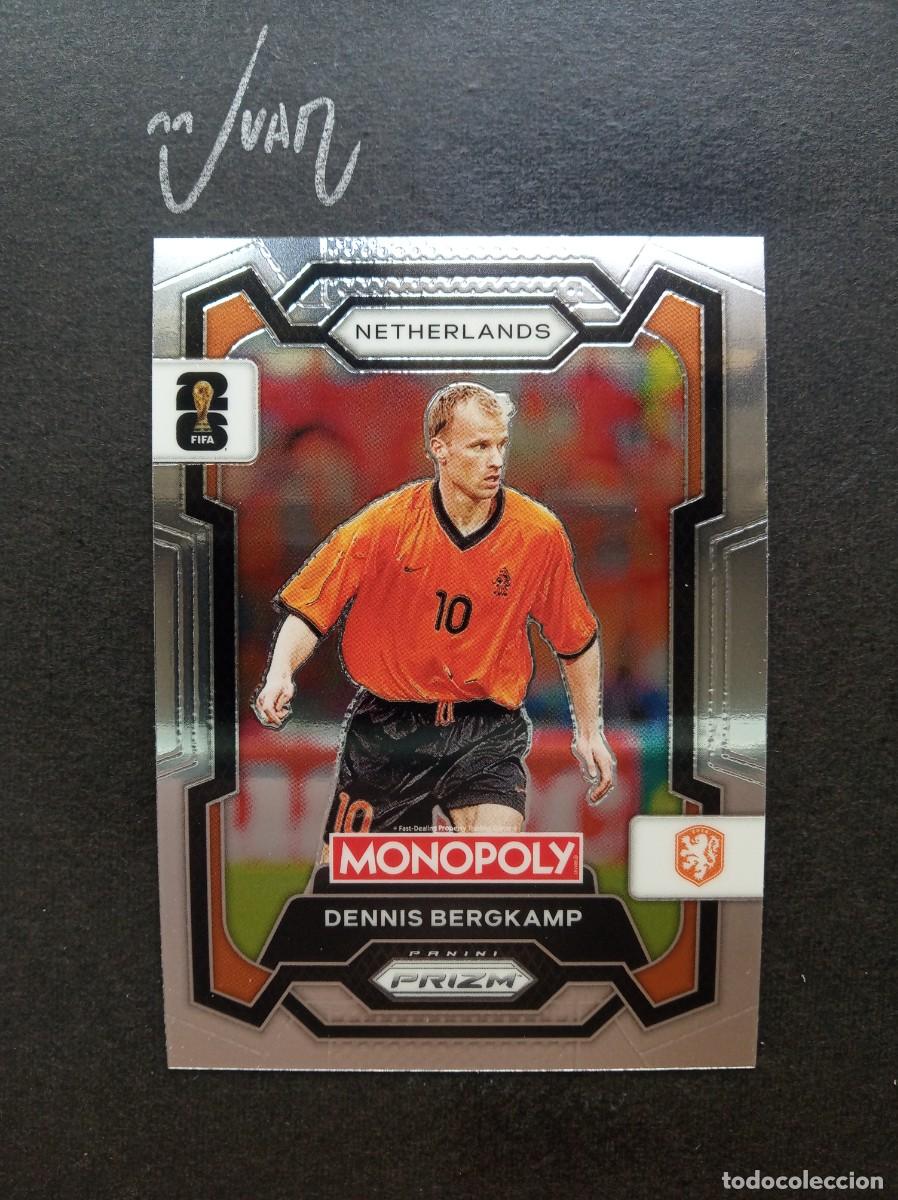 Cartes &agrave; collectionner de Football: N&ordm; 74 DENNIS BERGKAMP NETHERLANDS ARSENAL ⚽ PANINI &reg; MONOPOLY PRIZM FIFA WORLD CUP 2026 26 NUEVO