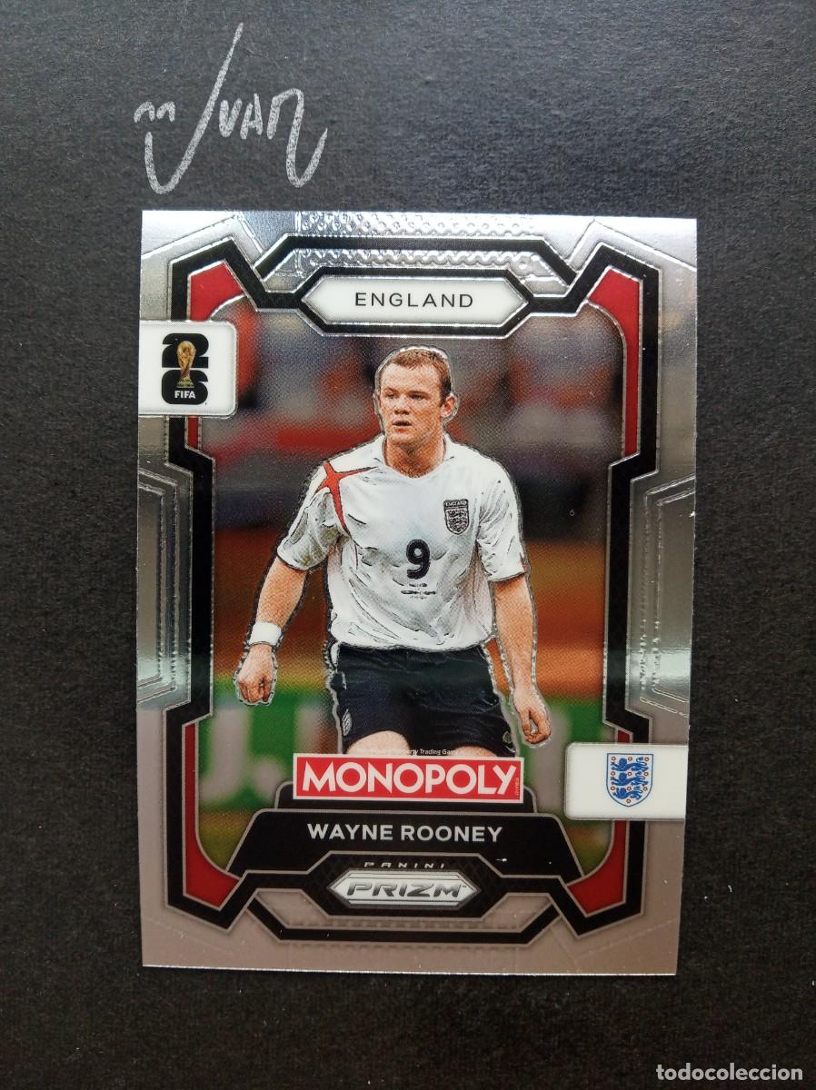 Cartes &agrave; collectionner de Football: N&ordm; 27 WAYNE ROONEY INGLATERRA MANCHESTER UNITED ⚽ PANINI &reg; MONOPOLY PRIZM FIFA WORLD CUP 2026 NUEVO
