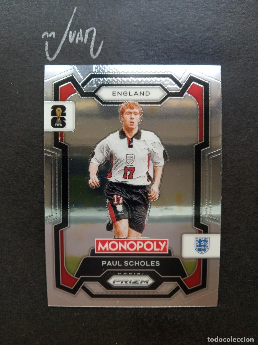 Cromos de f&uacute;tbol: N&ordm; 24 SCHOLES INGLATERRA MANCHESTER UNITED ⚽ PANINI &reg; MONOPOLY PRIZM FIFA WORLD CUP 2026 NUEVO