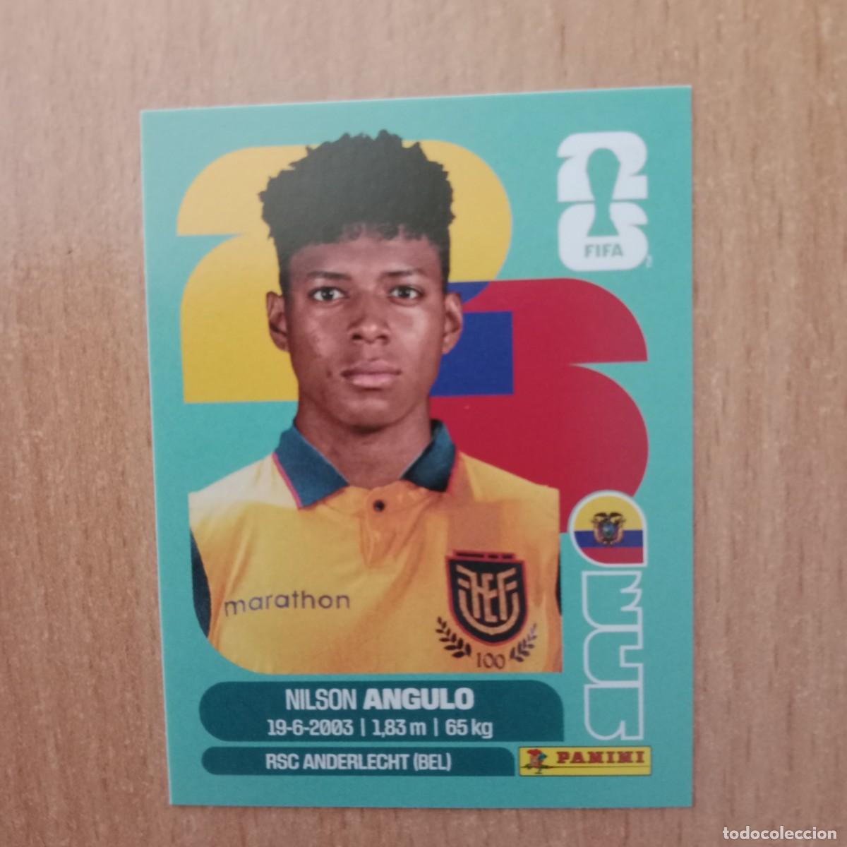 Cromos de f&uacute;tbol: NILSON ANGULO , ECUADOR , STICKER CROMO N&ordm; ECU 17 , FIFA WORLD CUP 2026 - PANINI - 2026.