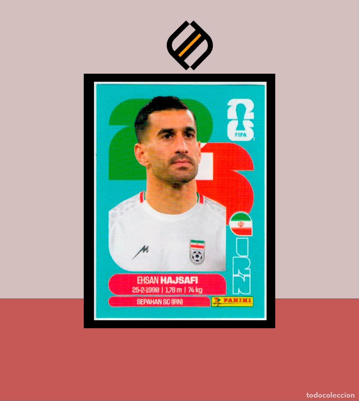 Cromos de f&uacute;tbol: PANINI FIFA CLUB WORLD CUP 2026 26 IRN 4 EHSAN HAJSAFI IR&Aacute;N STICKER MUNDIAL MEX CAN USA