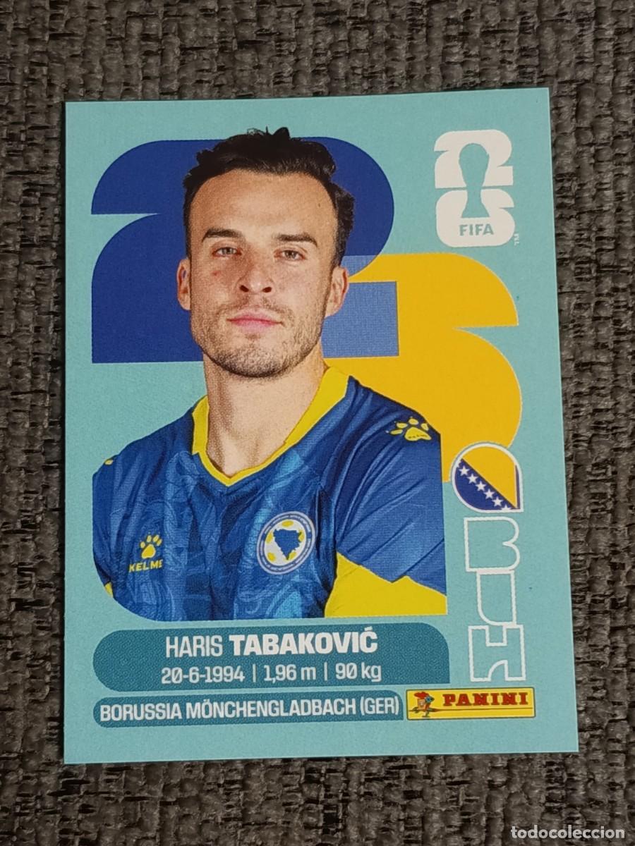 Cromos de f&uacute;tbol: TABAKOVIC BIH 20 STICKER MUNDIAL 2026 PANINI FIFA WORLD CUP NUEVO